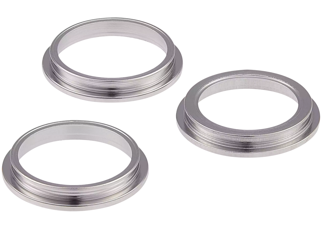 Nur Kamera-Rahmenring hinten für iPhone 12 Pro (Silber) (3er-Set)