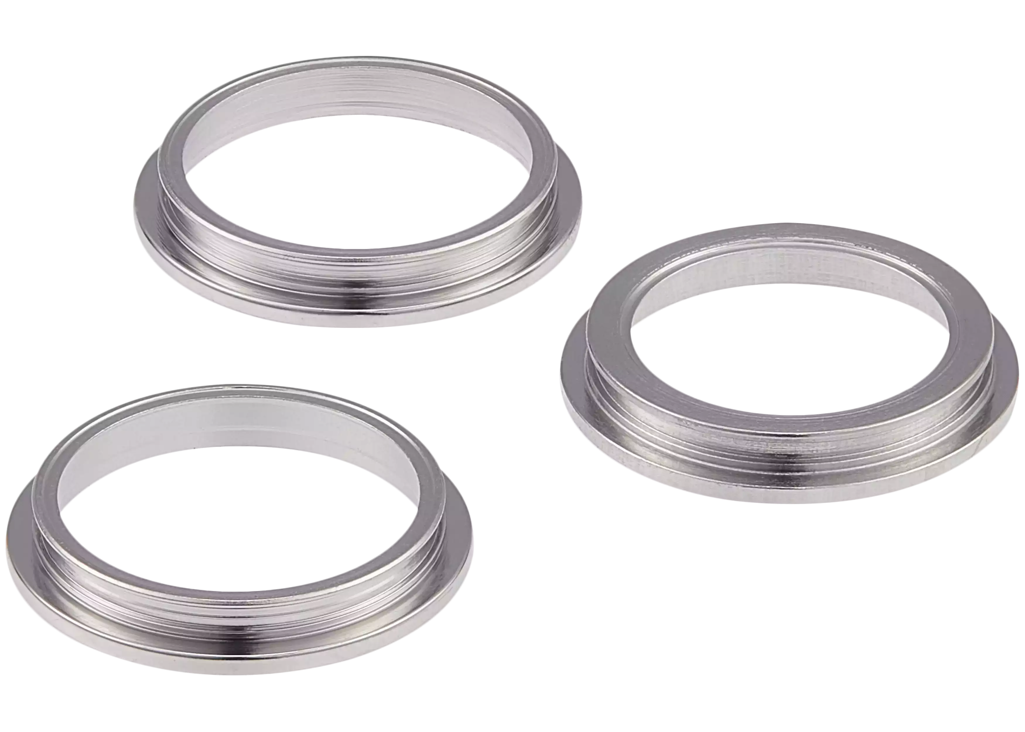 Nur Kamera-Rahmenring hinten für iPhone 12 Pro (Silber) (3er-Set)