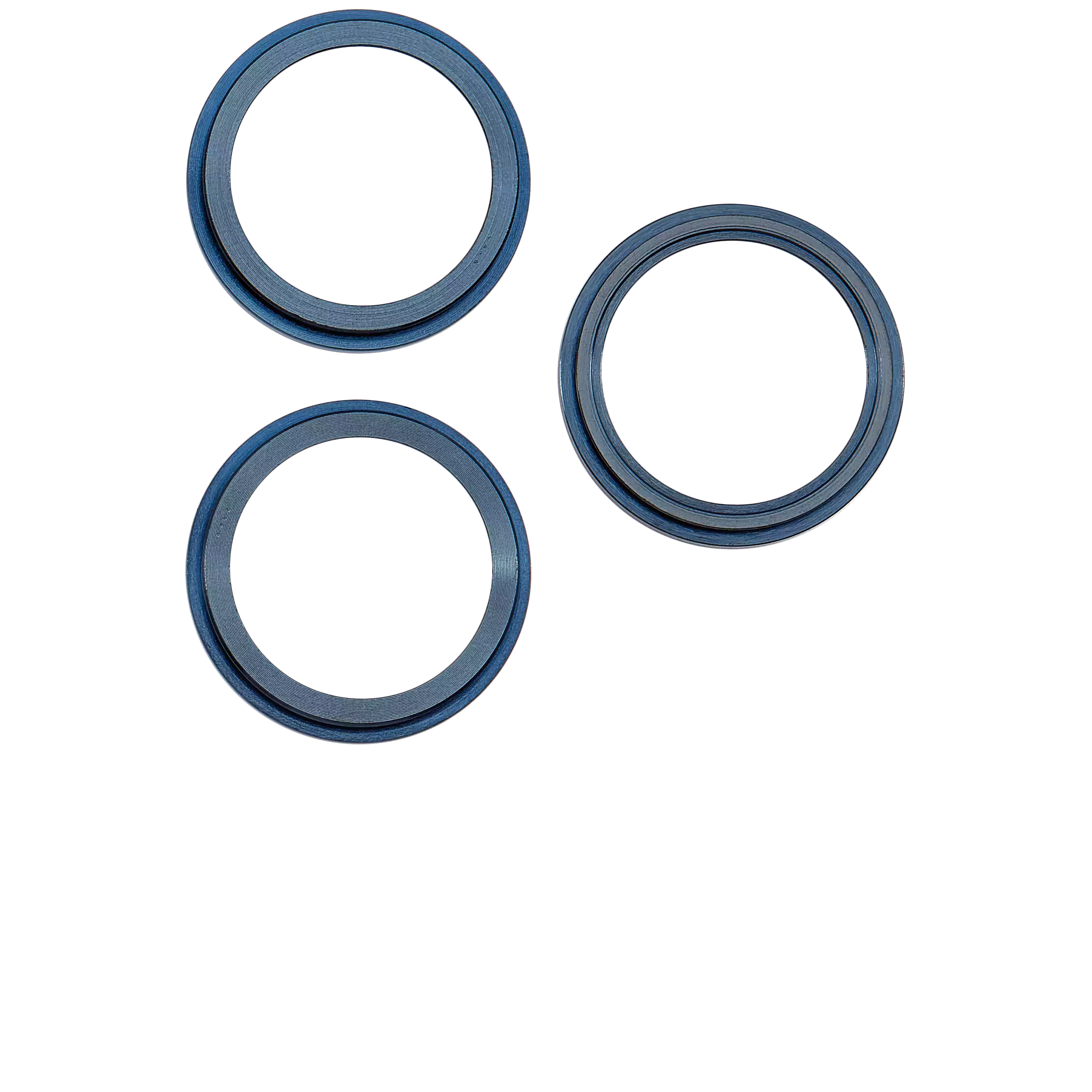 Rückseiten-Kamera-Zierring für iPhone 12 Pro Max (Pacific Blau) (3er-Set)