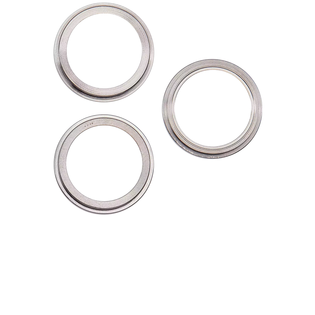Nur Rückkamera-Zierring für iPhone 12 Pro Max (Silber) (3 Piece Set)