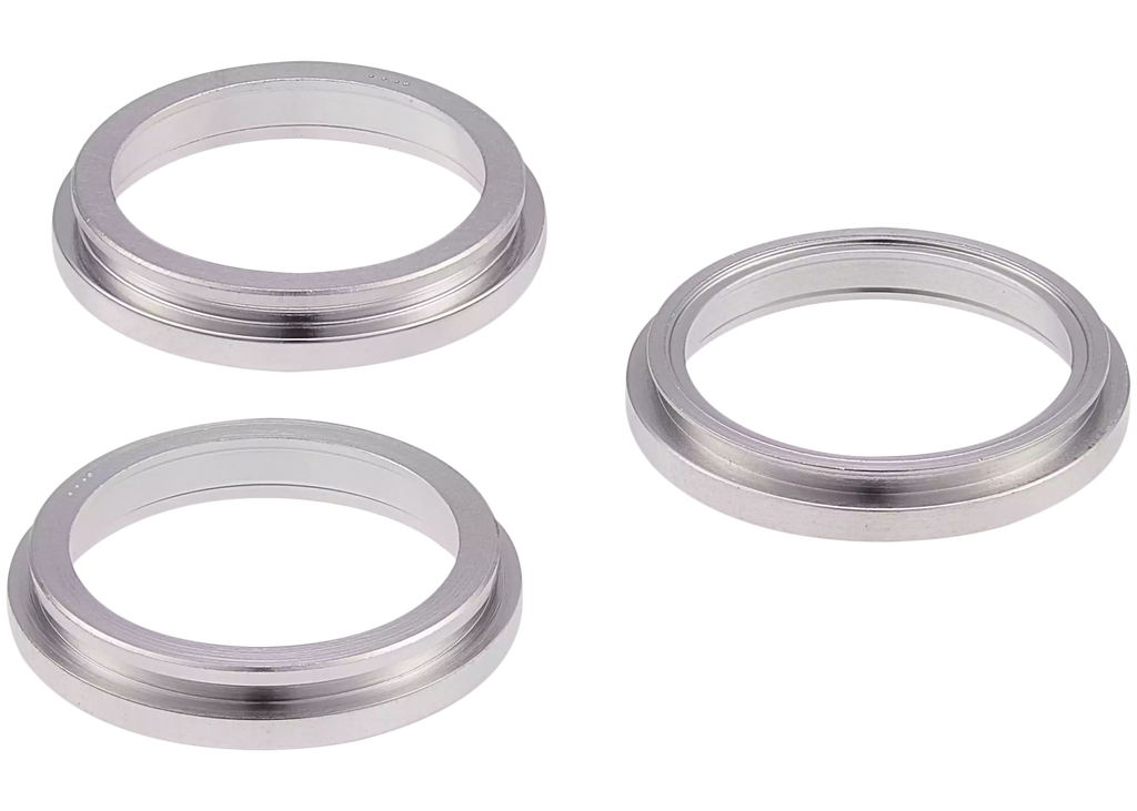 Nur Rückkamera-Zierring für iPhone 12 Pro Max (Silber) (3 Piece Set)