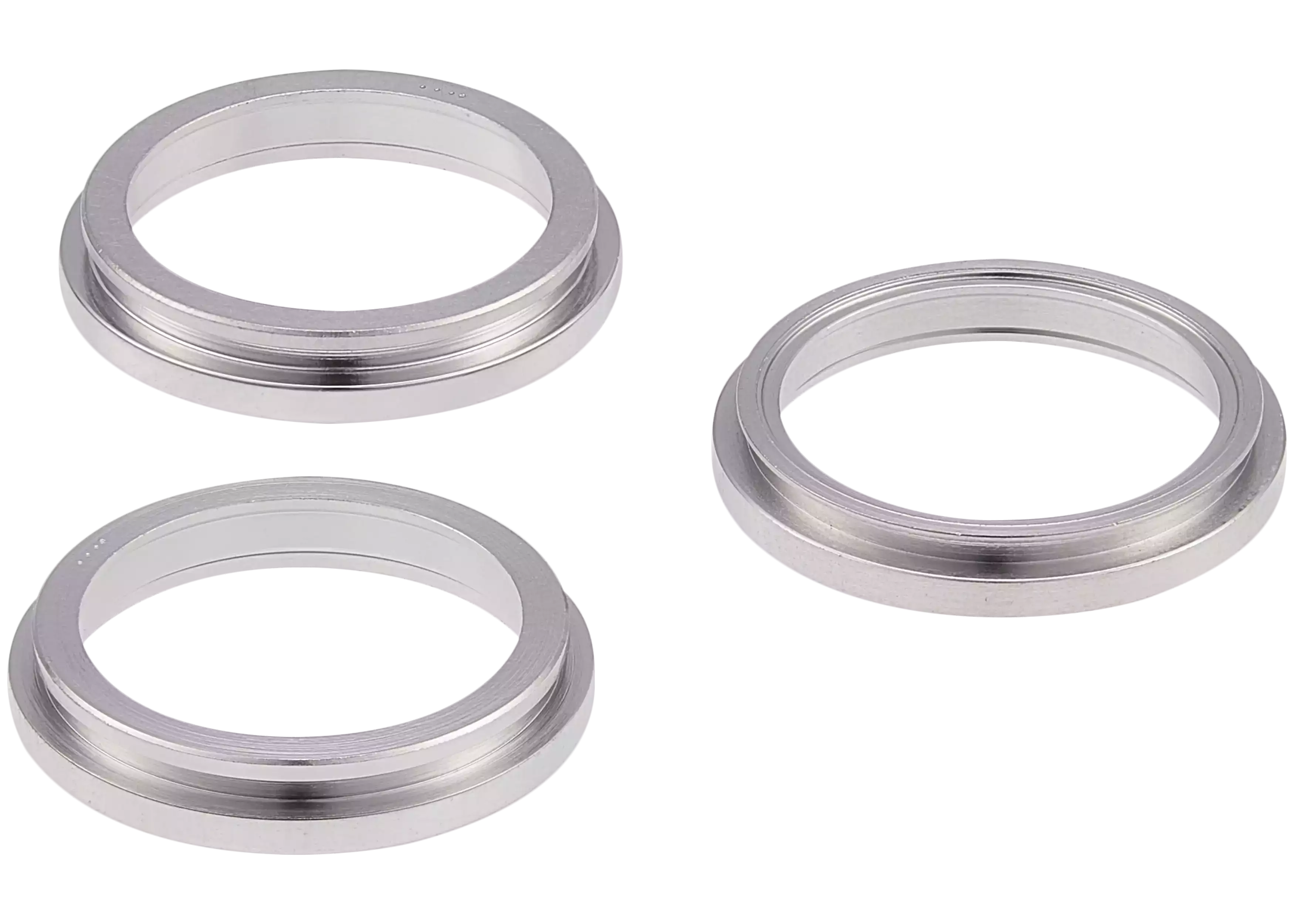 Nur Rückkamera-Zierring für iPhone 12 Pro Max (Silber) (3 Piece Set)