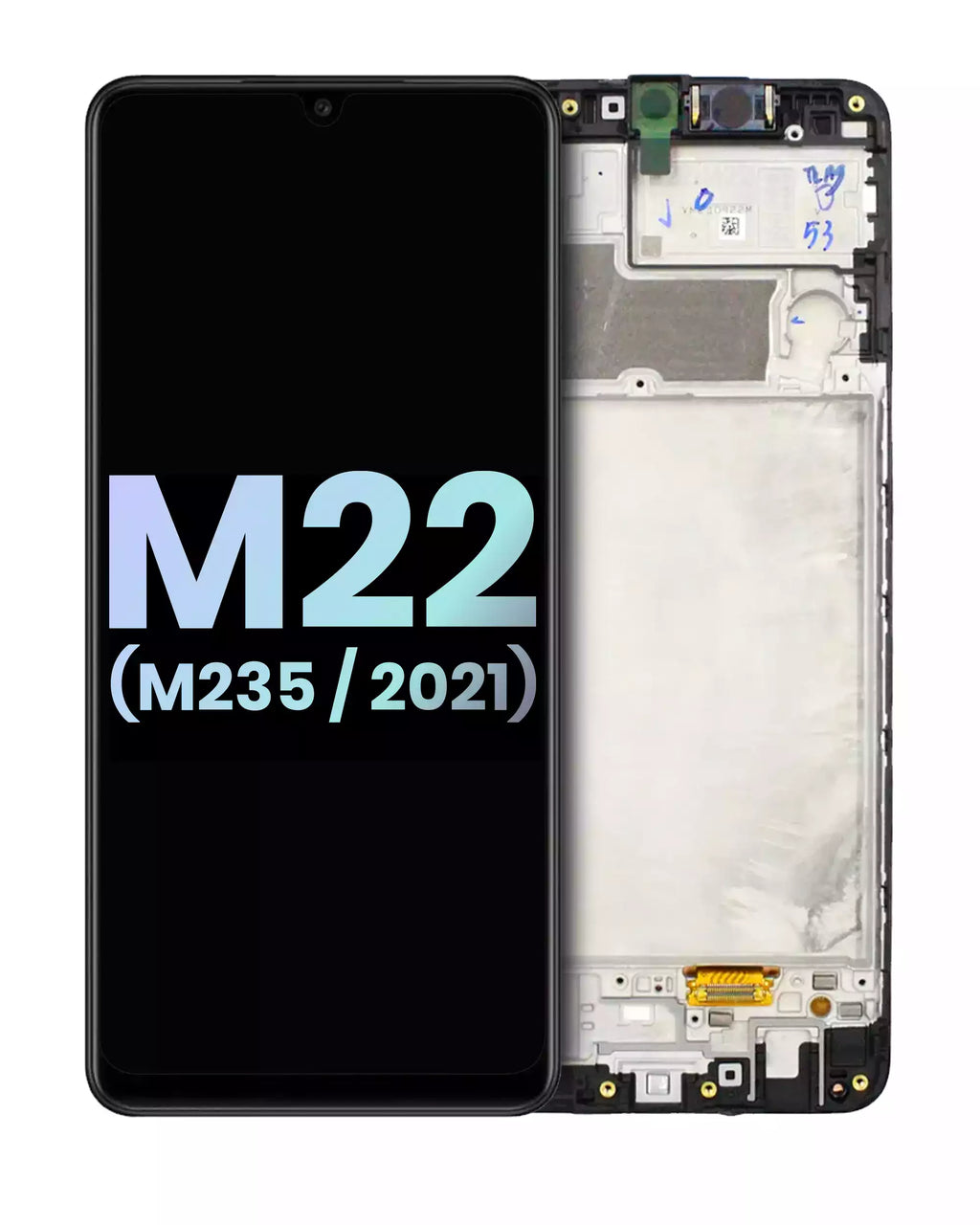 LCD-Display mit Rahmen Samsung Galaxy M22 M235 Service Pack alle Farben