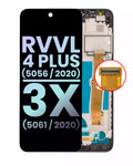 LCD-Display mit Rahmen für Apple iPad Pro 12.9 6. Gen (2022) Schwarz LG Original
