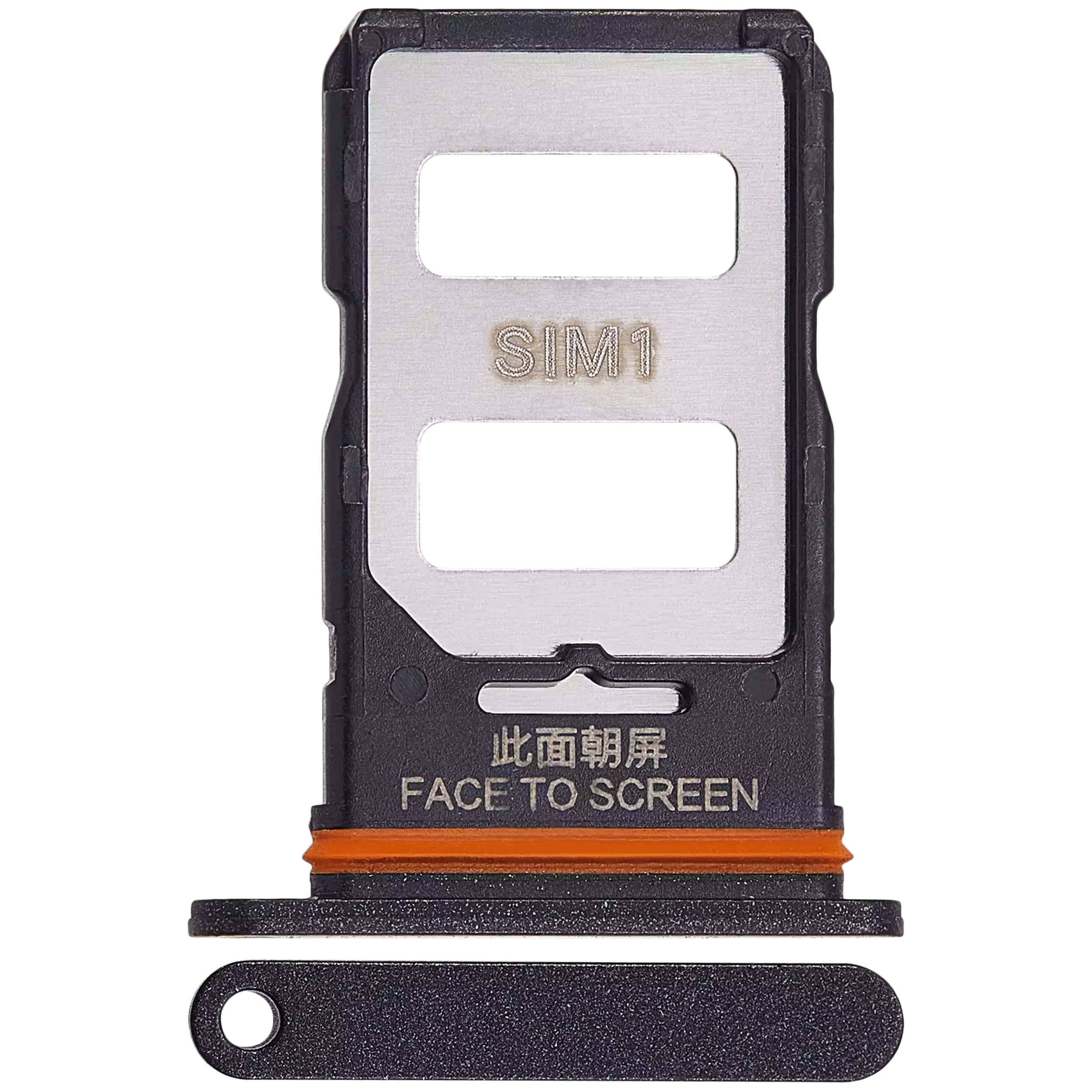 SIM-Kartenfach für Xiaomi Redmi Note 13R Pro (Schwarz)