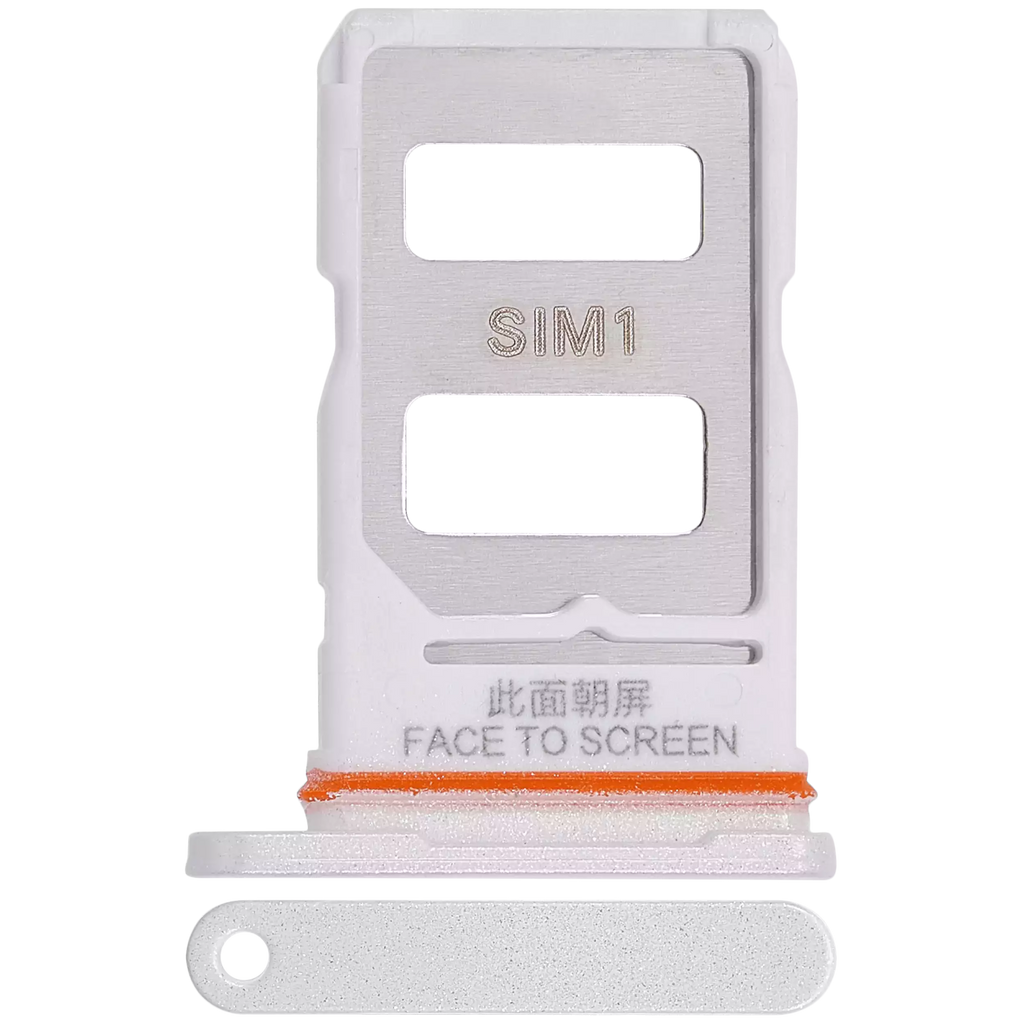 SIM-Kartenfach für Xiaomi Redmi Note 13R Pro (Weiß)