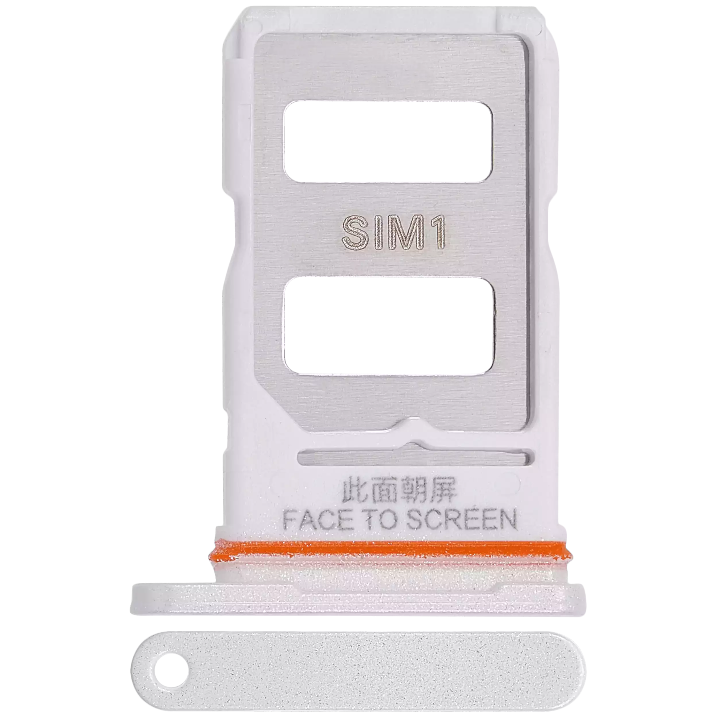 SIM-Kartenfach für Xiaomi Redmi Note 13R Pro (Weiß)
