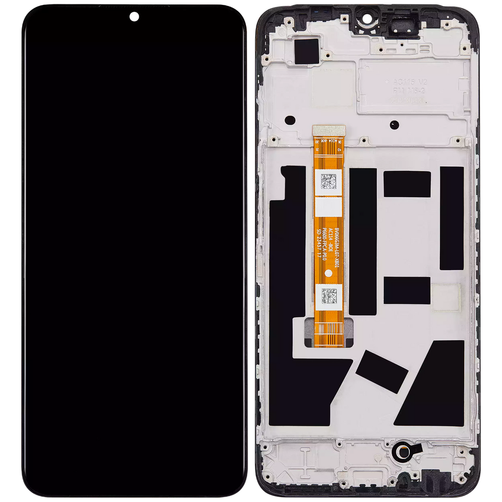 LCD-Komplettdisplay mit Rahmen für OPPO A38 (Generalüberholt) (Alle Farben)
