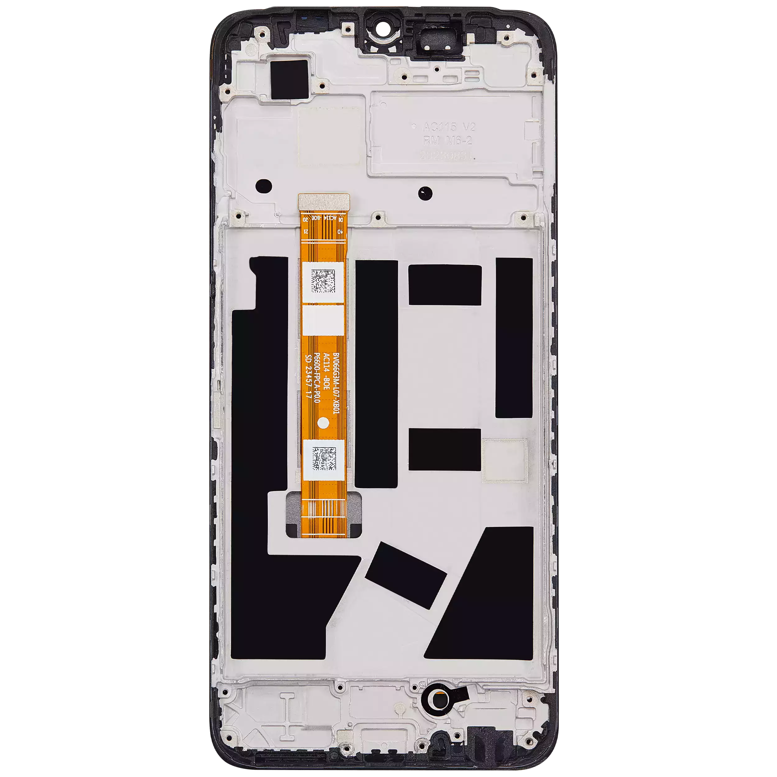 LCD-Komplettdisplay mit Rahmen für OPPO A38 (Generalüberholt) (Alle Farben)