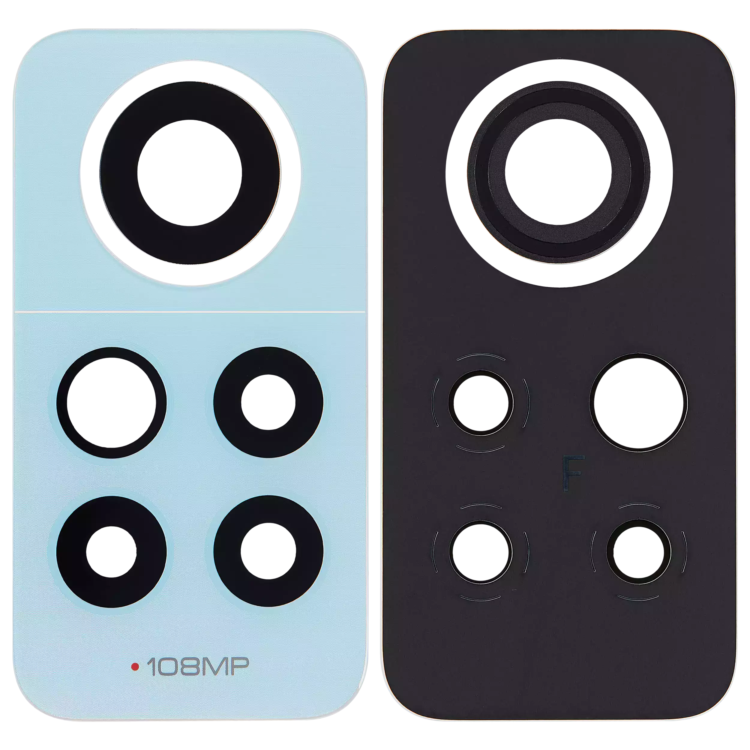 Rear Camera Glass (Glass only) for Xiaomi Redmi Note 12 Pro 4G (Ice blue)