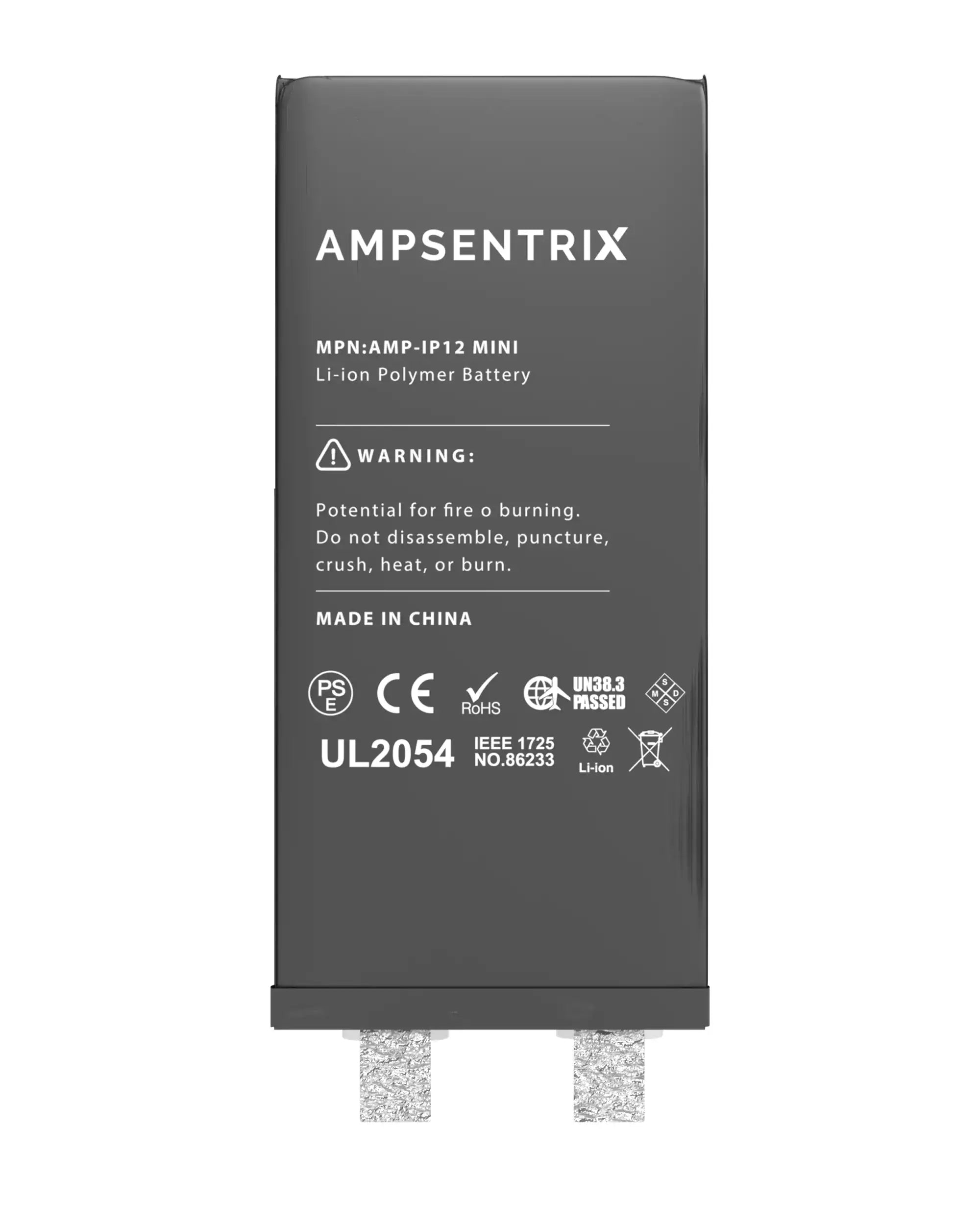 Replacement Battery Core for iPhone 12 Mini (Spot Welding Required) (AmpSentrix Core)