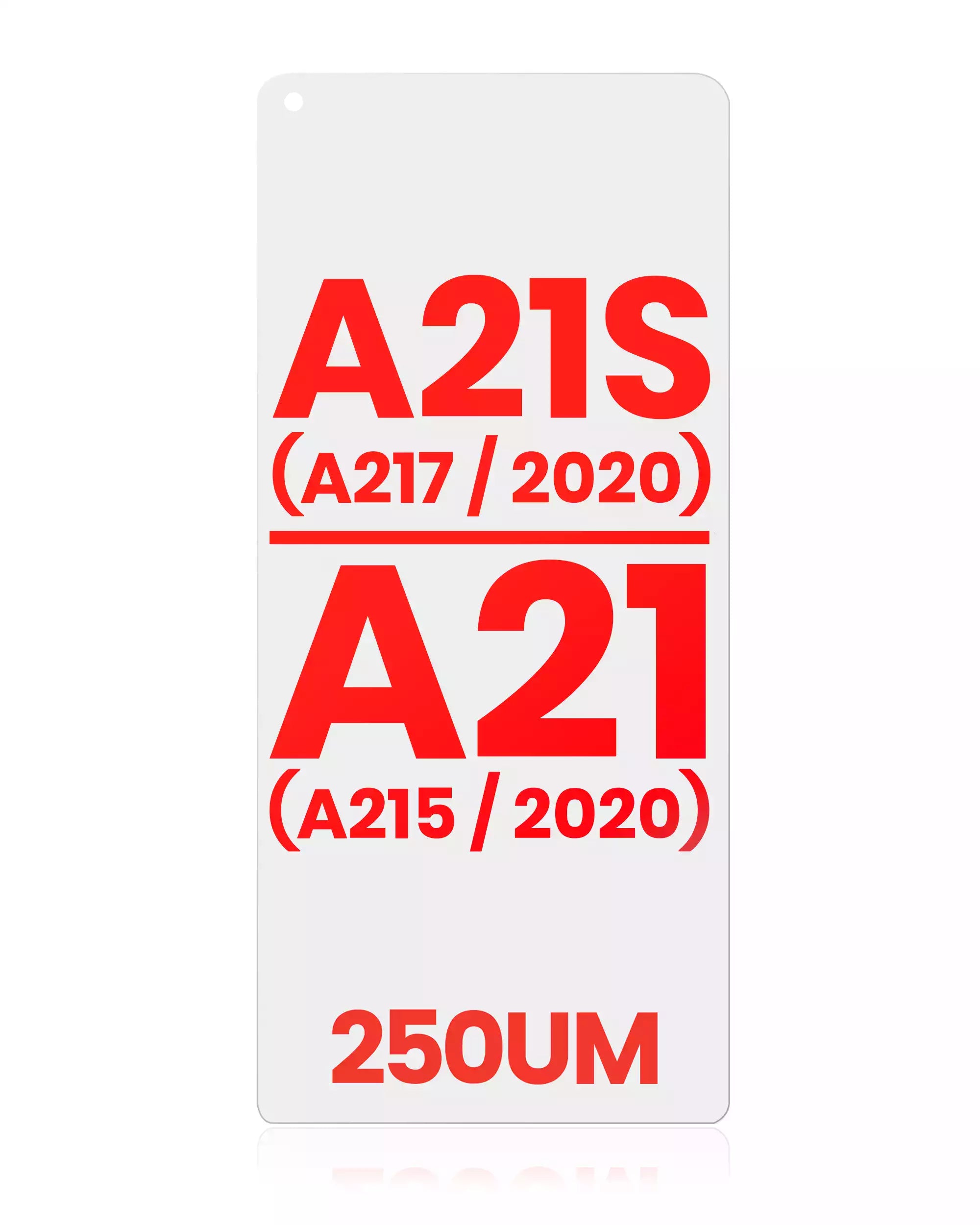 OCA for Samsung Galaxy A21S (A217 / 2020) / A21 (A215 / 2020) (10-pack) (250µm)