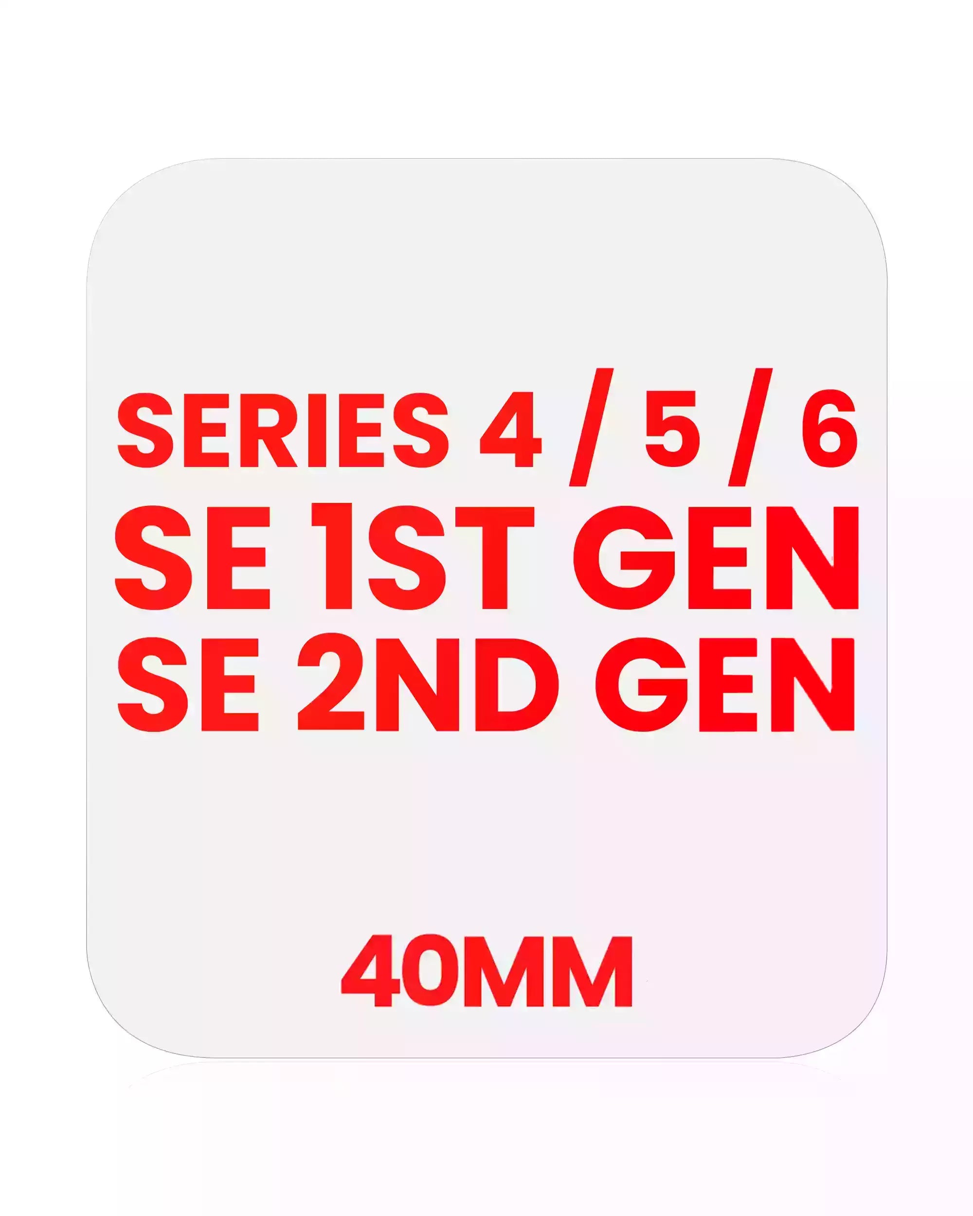 OCA für Watch Series 4 / 5 / SE (1st / 2nd Gen) / Series 6 (40MM) (10er-Pack)