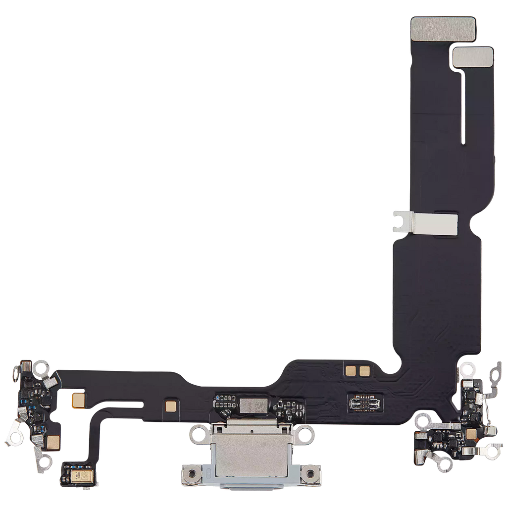 Ladebuchse-Flexkabel für iPhone 15 Plus (Aftermarket Plus) (Blau)