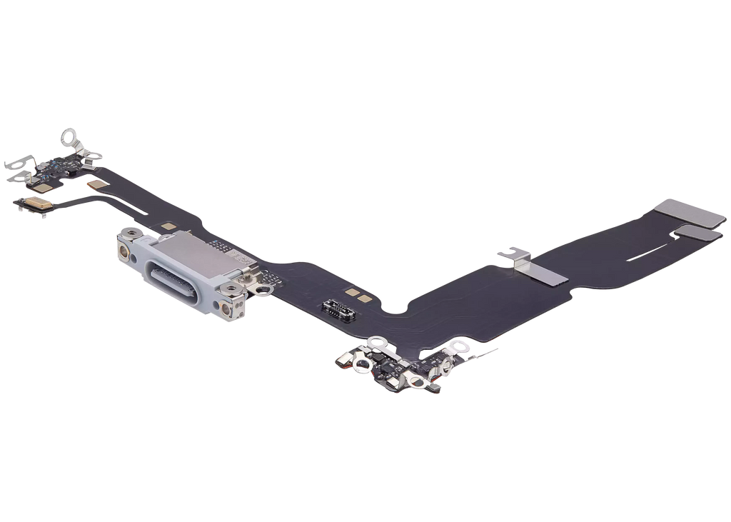 Ladebuchse-Flexkabel für iPhone 15 Plus (Aftermarket Plus) (Blau)