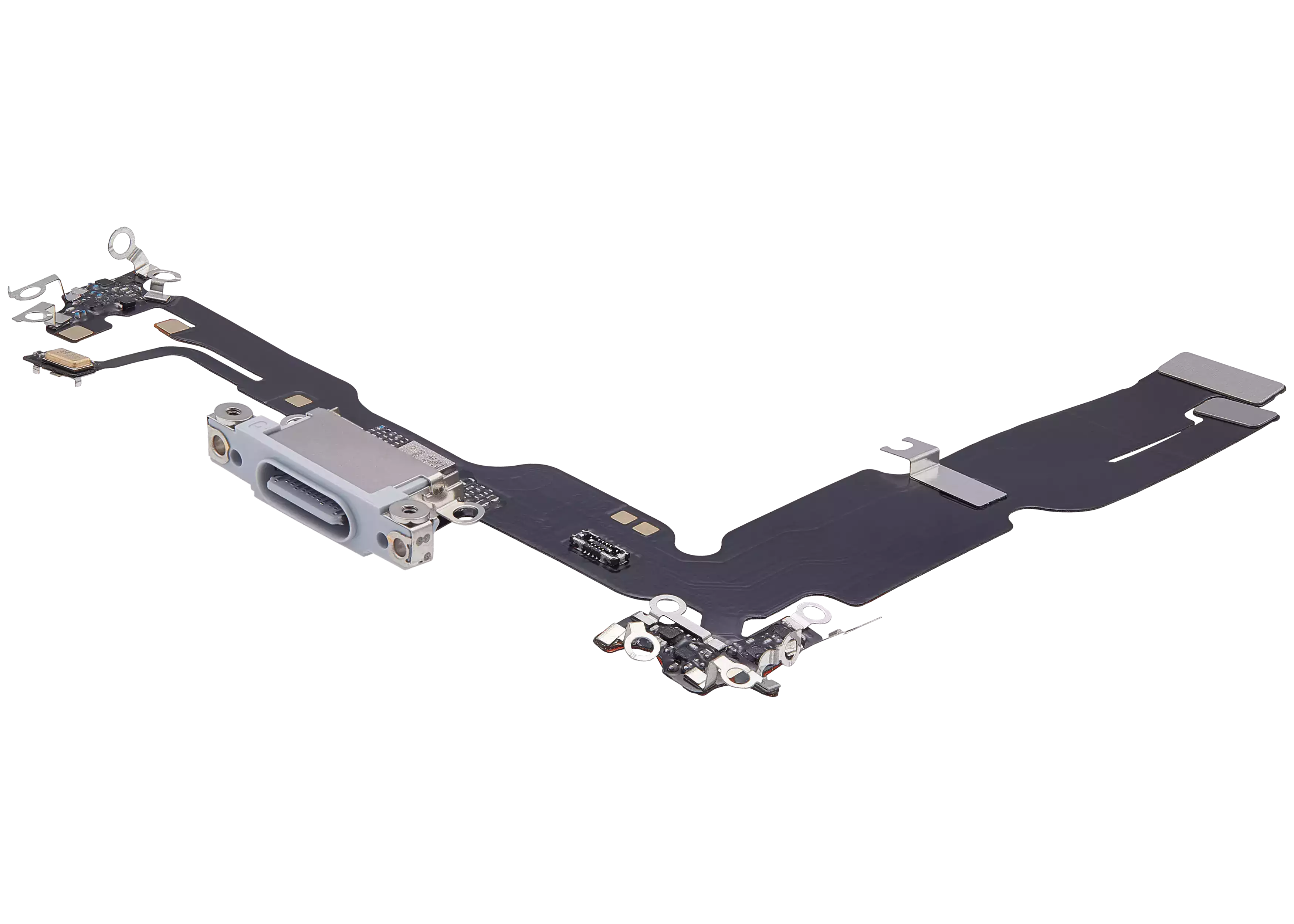 Ladebuchse-Flexkabel für iPhone 15 Plus (Aftermarket Plus) (Blau)