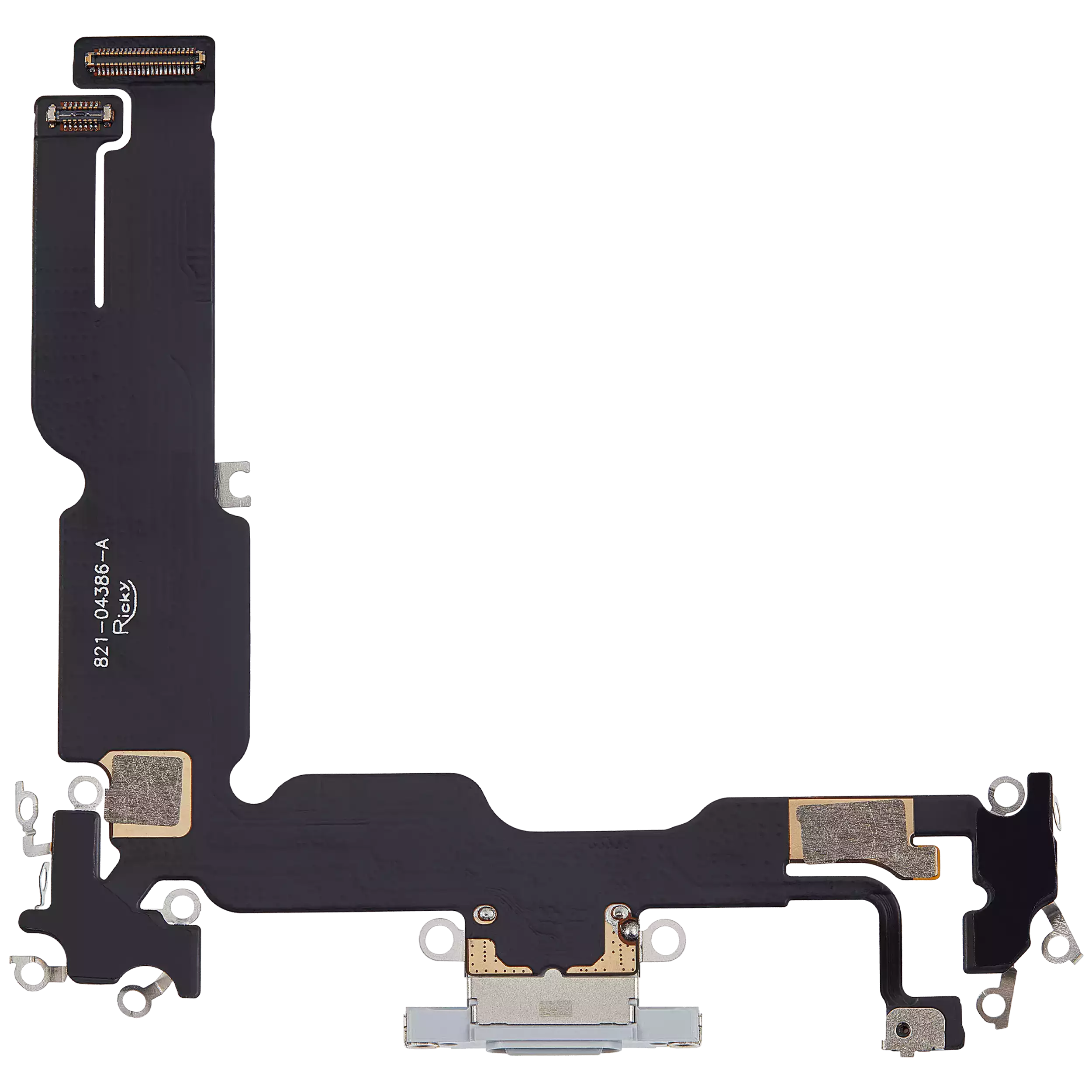 Ladebuchse-Flexkabel für iPhone 15 Plus (Aftermarket Plus) (Blau)