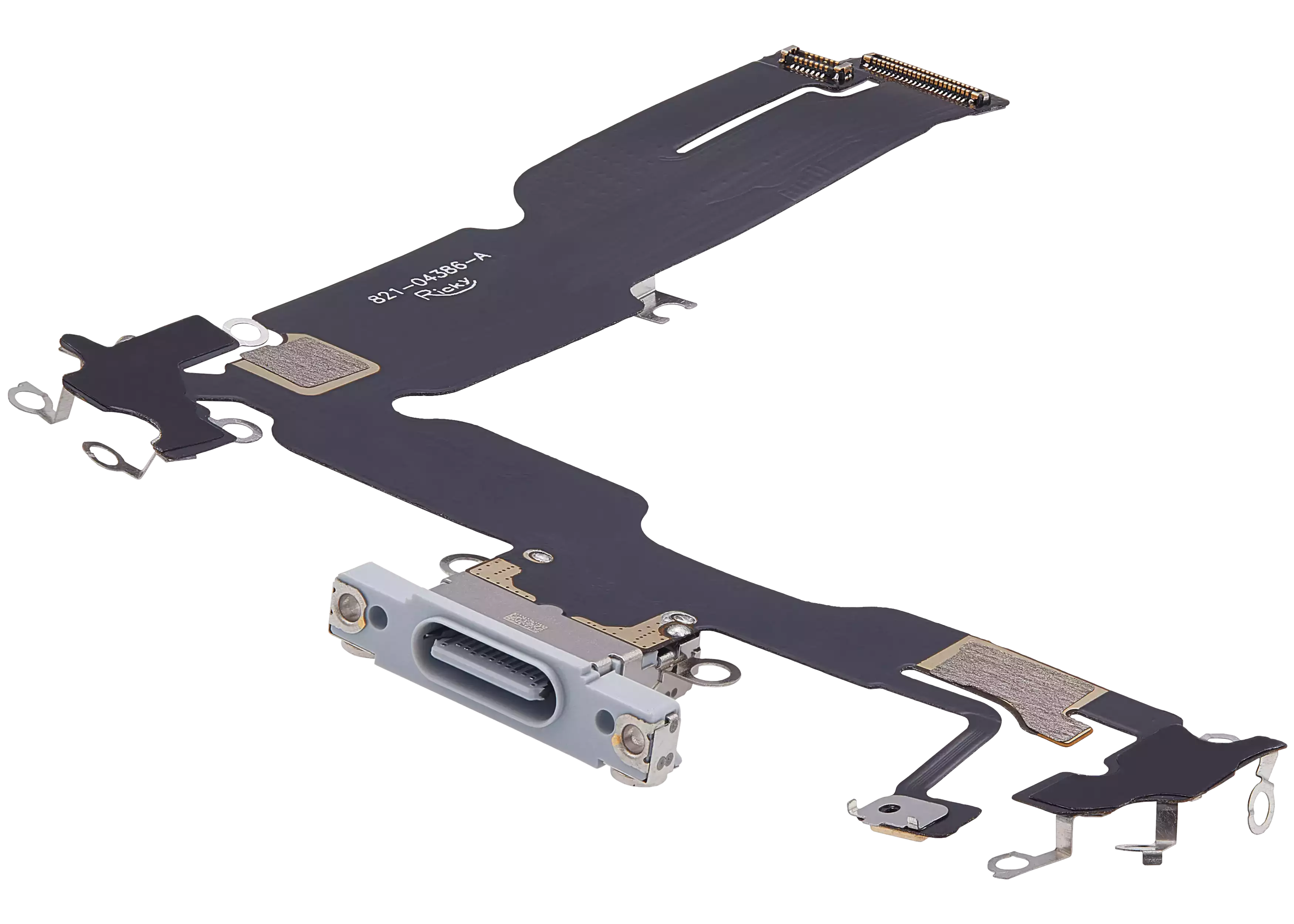 Ladebuchse-Flexkabel für iPhone 15 Plus (Aftermarket Plus) (Blau)