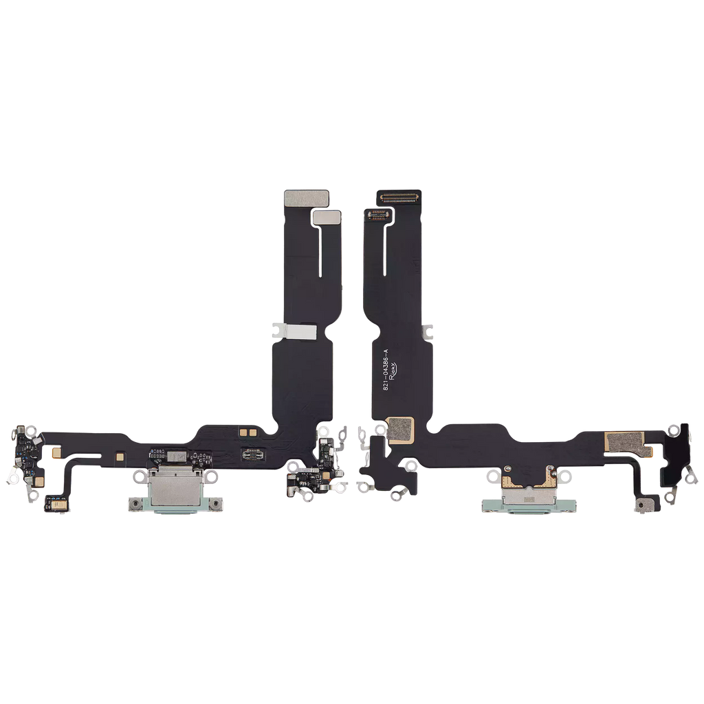 Ladebuchse-Flexkabel für iPhone 15 Plus (Aftermarket Plus) (Grün)