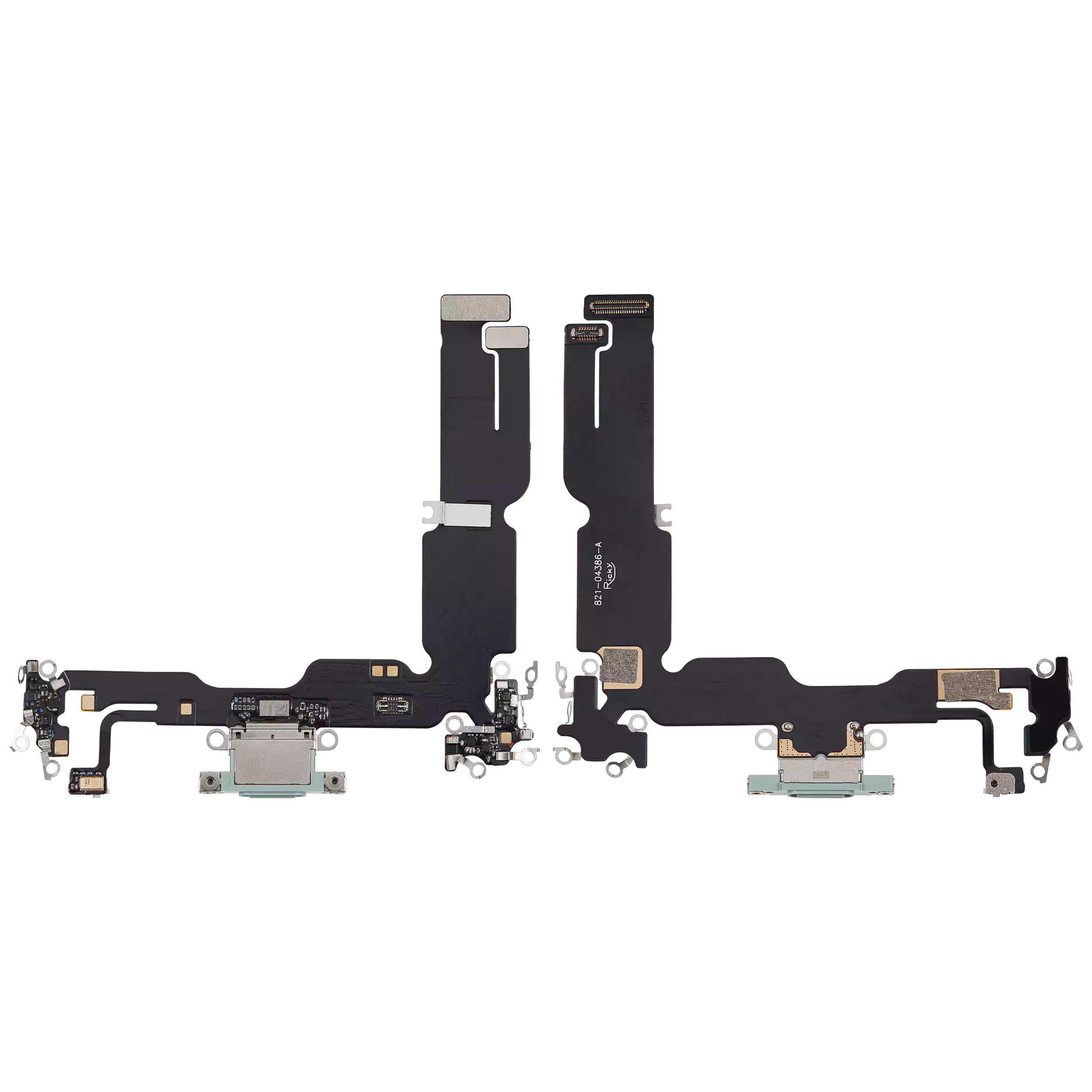 Ladebuchse-Flexkabel für iPhone 15 Plus (Aftermarket Plus) (Grün)