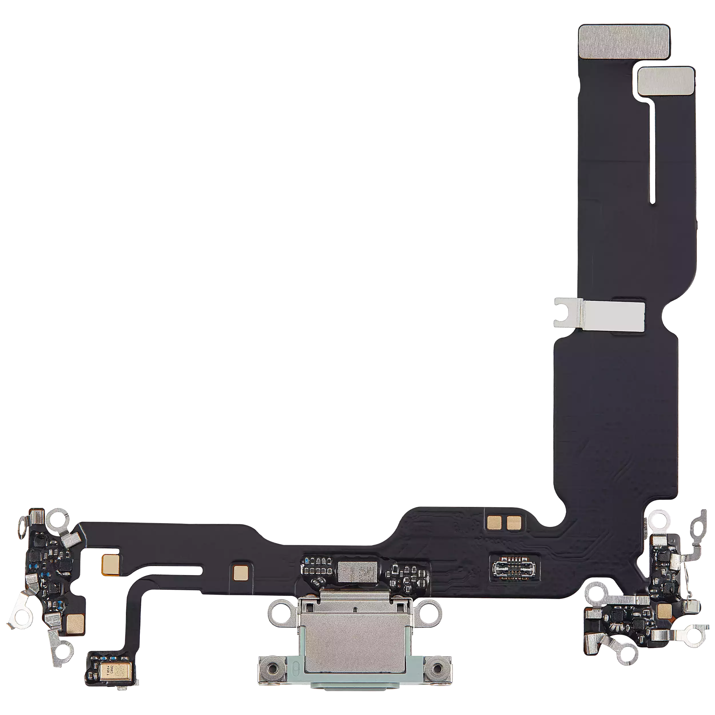 Ladebuchse-Flexkabel für iPhone 15 Plus (Aftermarket Plus) (Grün)