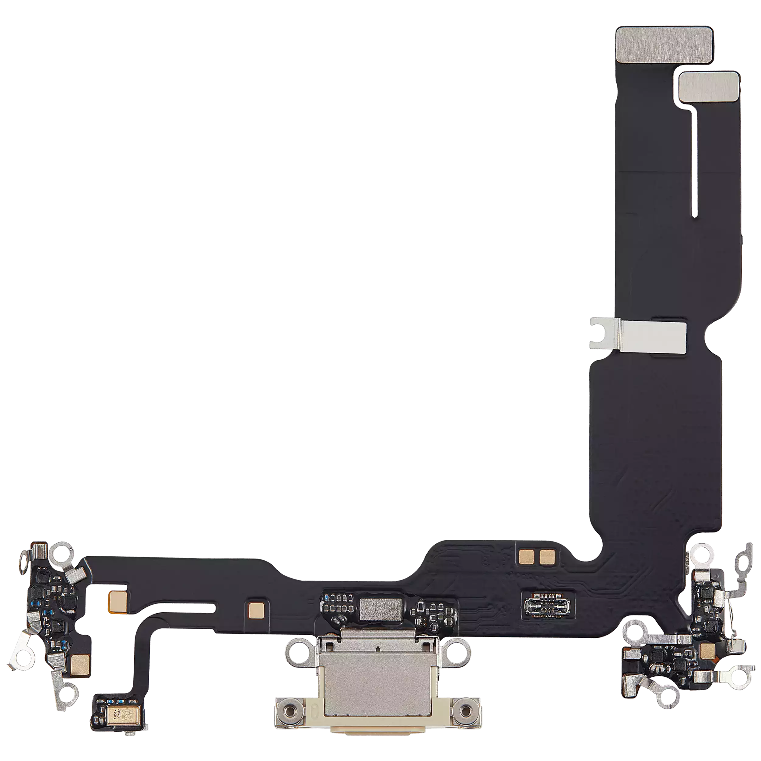 Flex-Kabel für Ladebuchse für iPhone 15 Plus (Aftermarket Plus) (Gelb)
