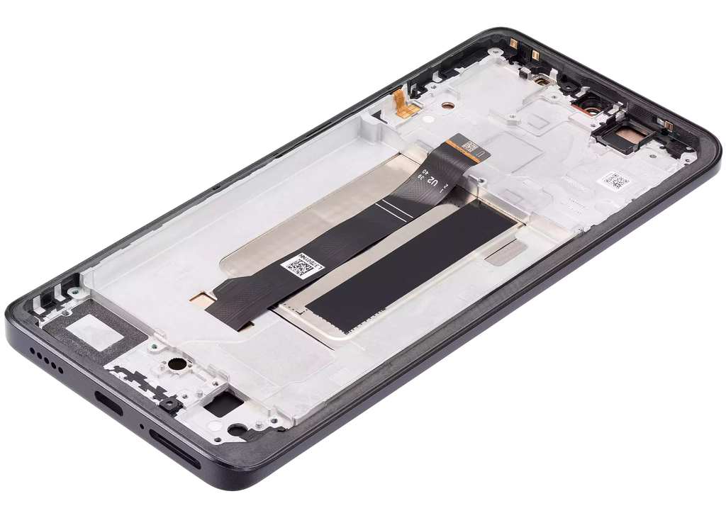 OLED-Display mit Rahmen für Xiaomi Redmi Note 13 Pro Plus (Refurb.) (Schwarz)