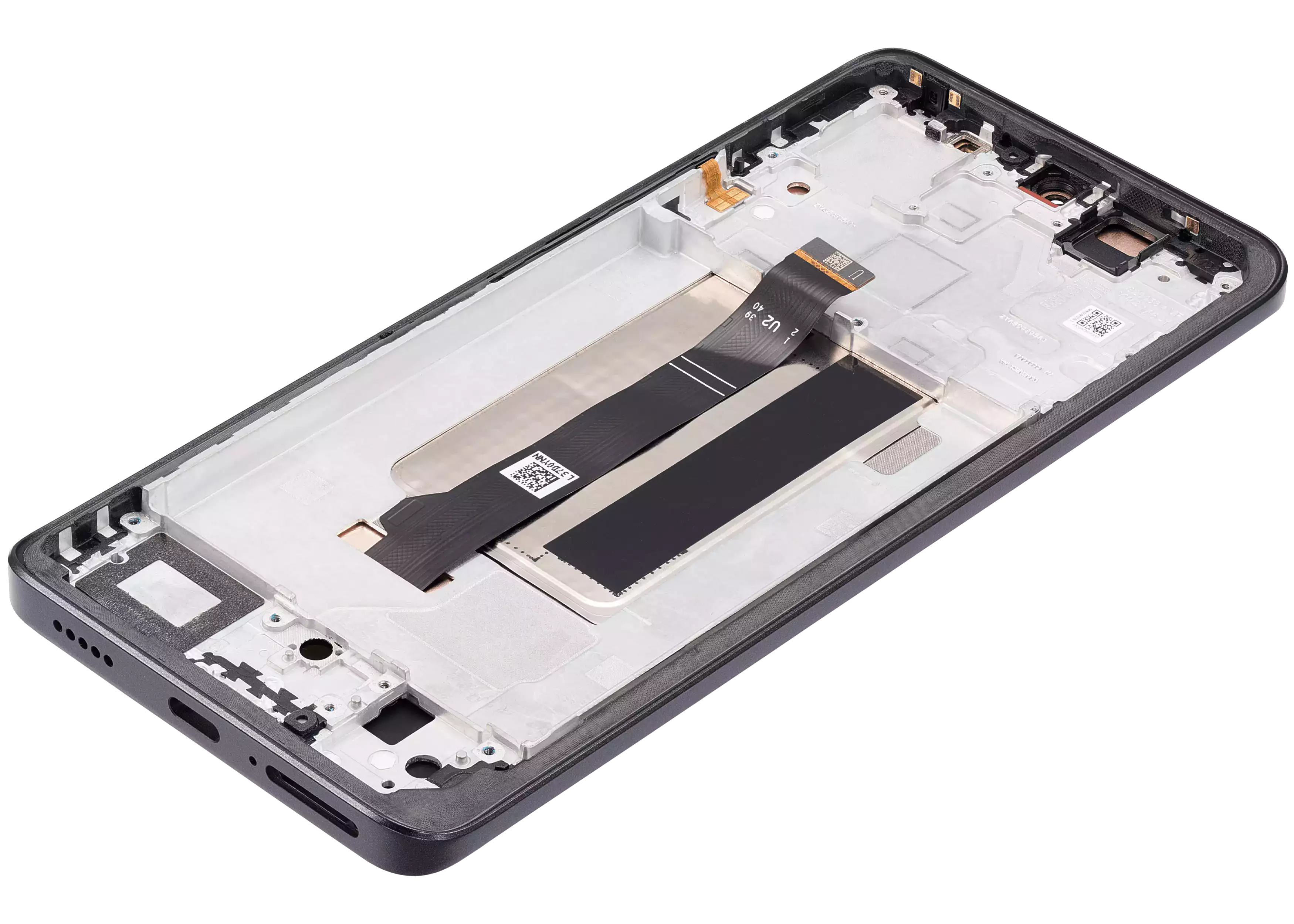 OLED-Display mit Rahmen für Xiaomi Redmi Note 13 Pro Plus (Refurb.) (Schwarz)