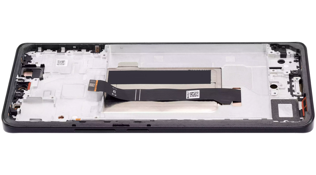 OLED-Display mit Rahmen für Xiaomi Redmi Note 13 Pro Plus (Refurb.) (Schwarz)