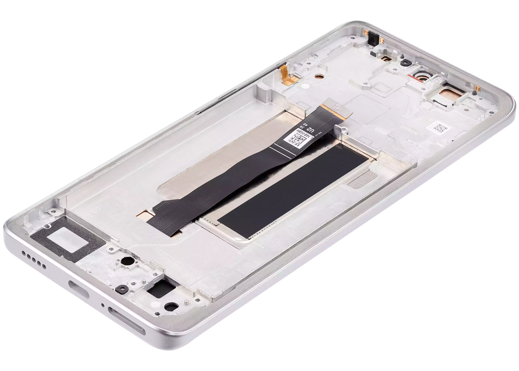 OLED-Display mit Rahmen für Xiaomi Redmi Note 13 Pro Plus (Refurbished) (Weiß)