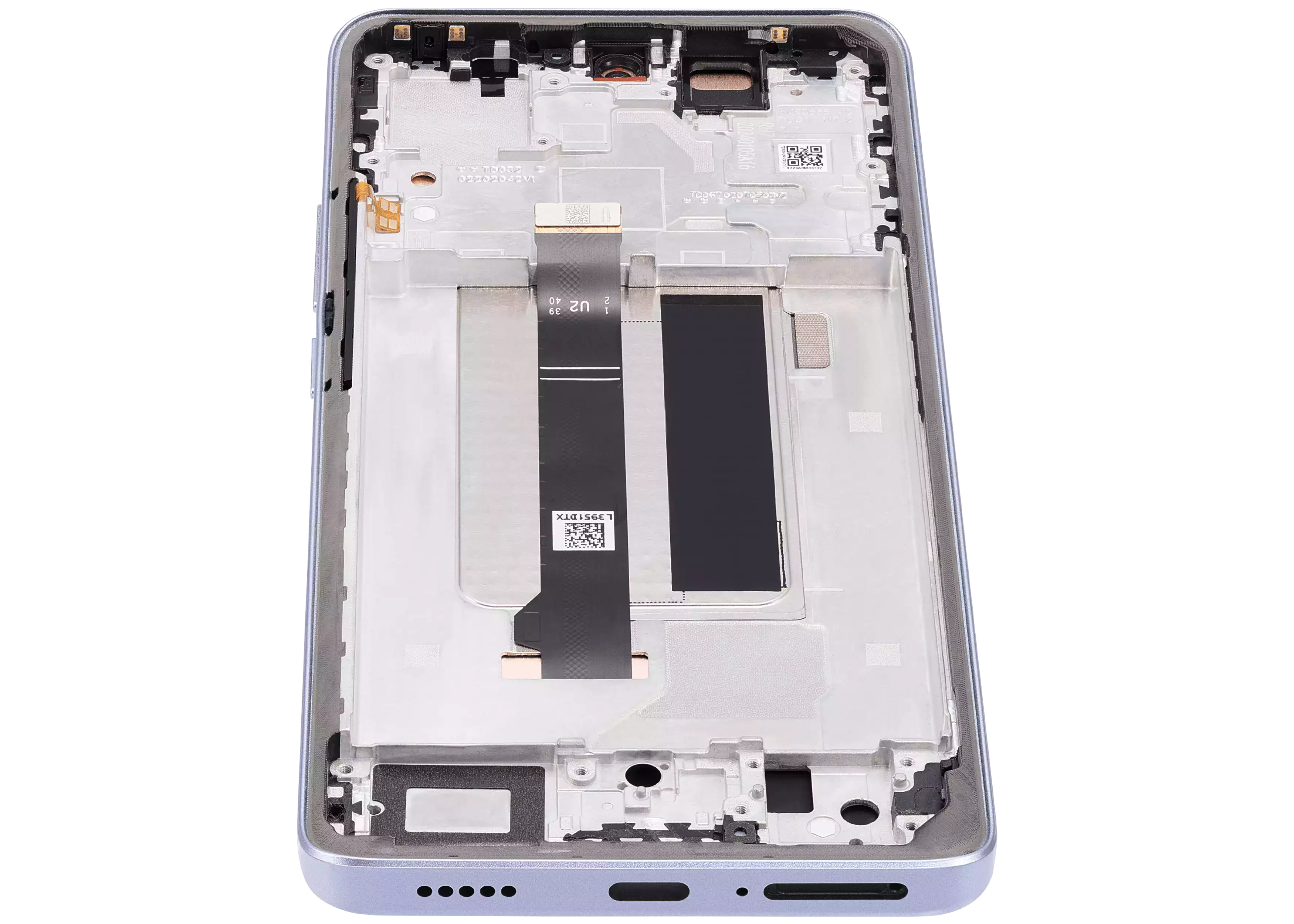 OLED-Display mit Rahmen für Xiaomi Redmi Note 13 Pro Plus (Refurbished) (Lila)