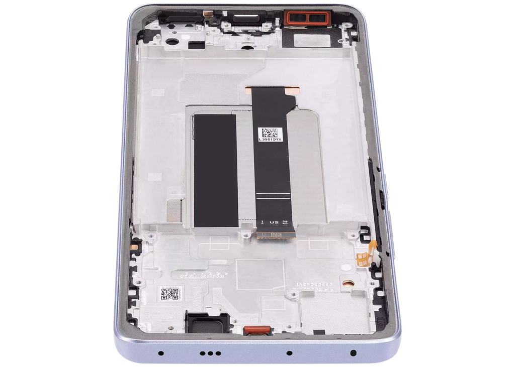OLED-Display mit Rahmen für Xiaomi Redmi Note 13 Pro Plus (Refurbished) (Lila)