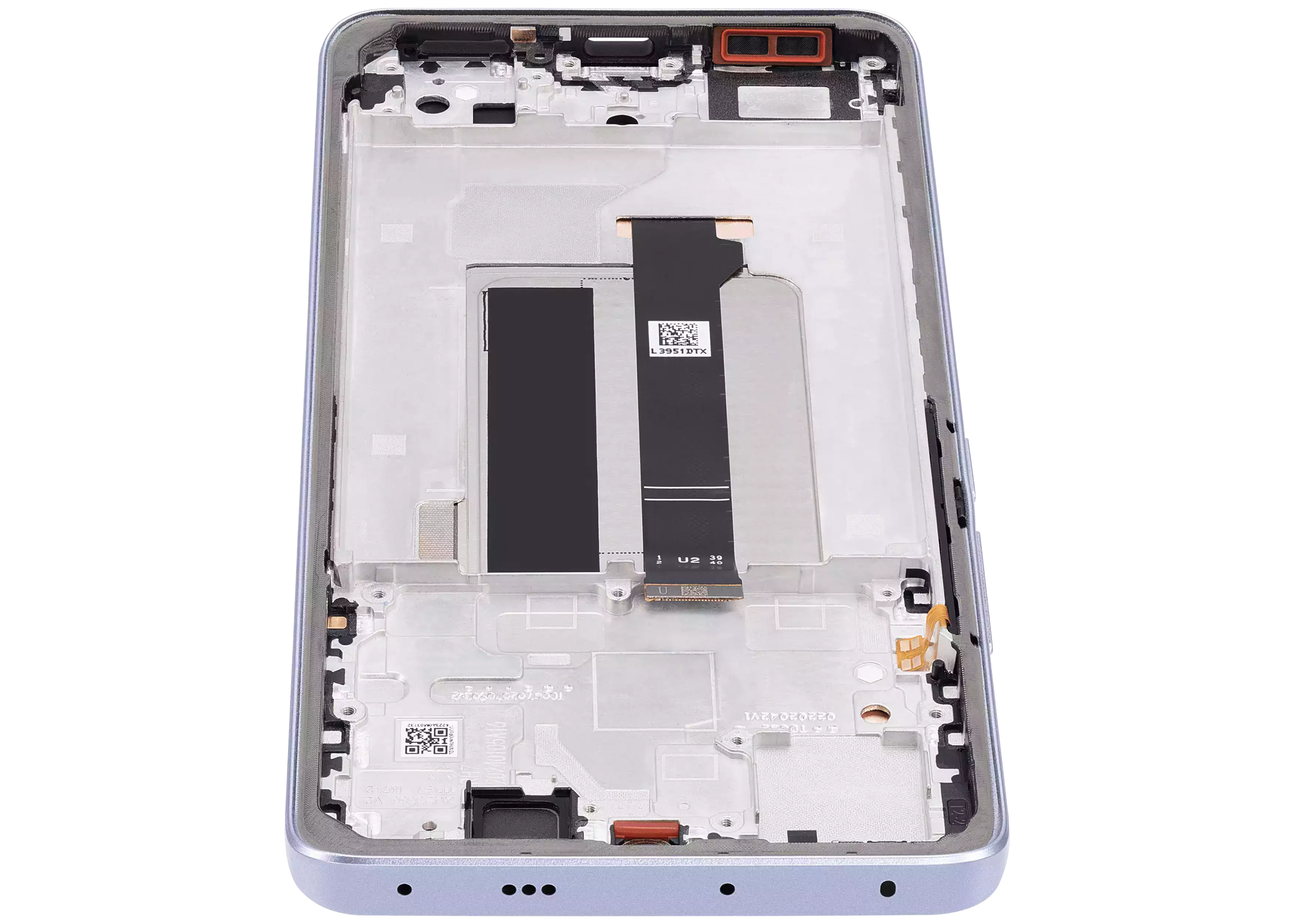 OLED-Display mit Rahmen für Xiaomi Redmi Note 13 Pro Plus (Refurbished) (Lila)