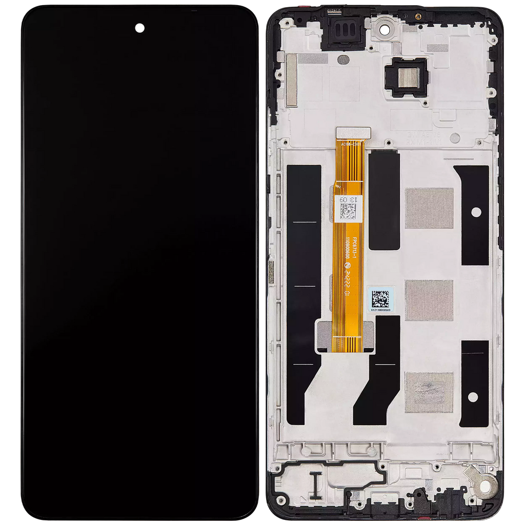 LCD-Display mit Rahmen für OPPO A60 (Refurbished) (Alle Farben)