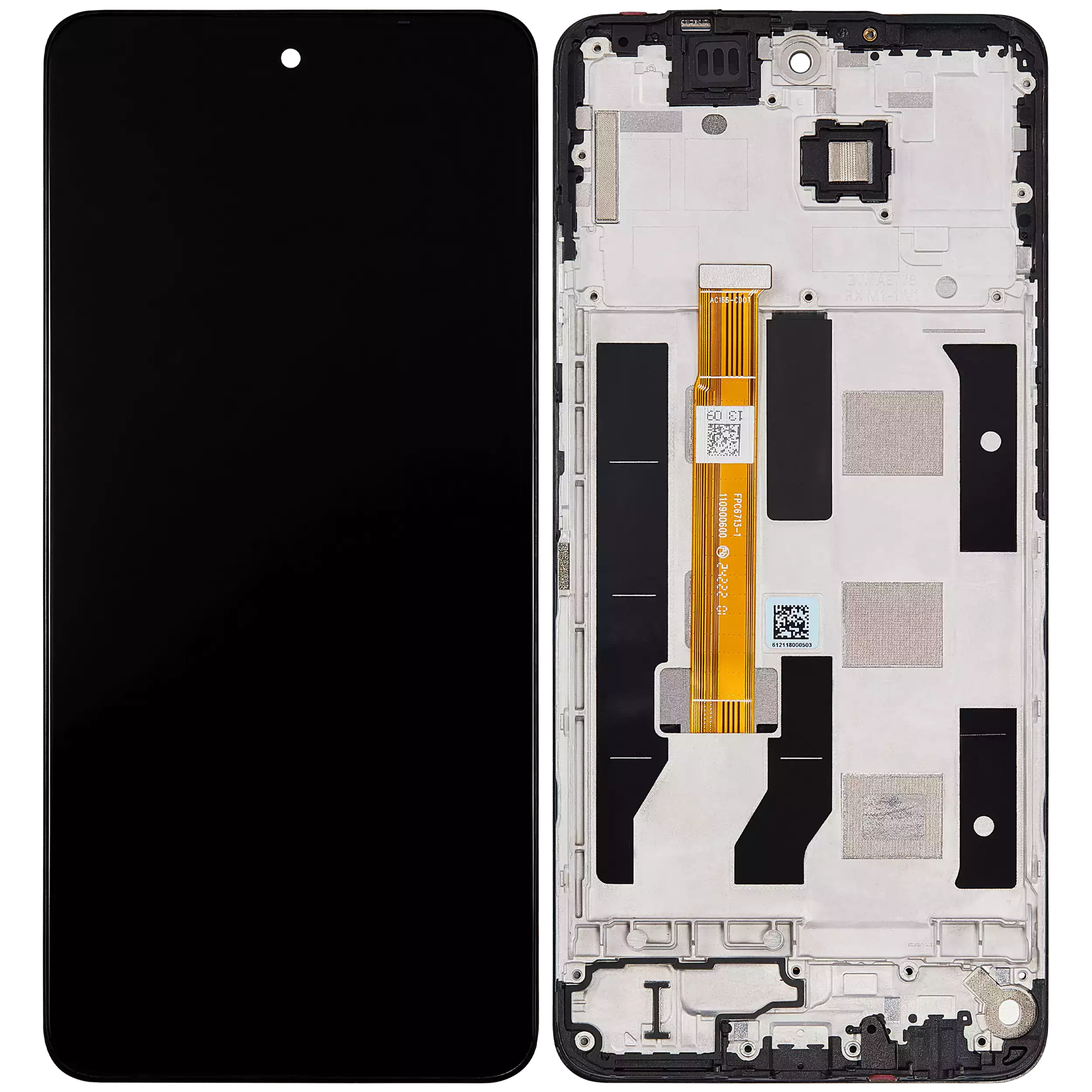 LCD-Display mit Rahmen für OPPO A60 (Refurbished) (Alle Farben)
