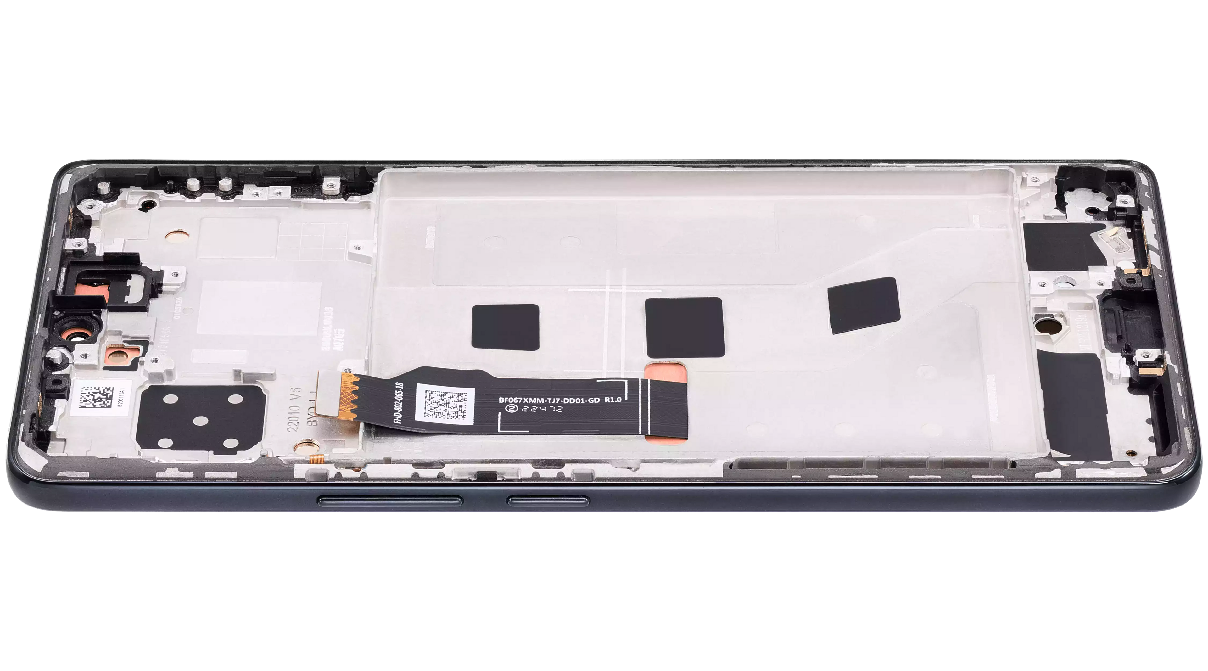 OLED Display with Frame for Honor 80 GT (Refurbished) (Black)