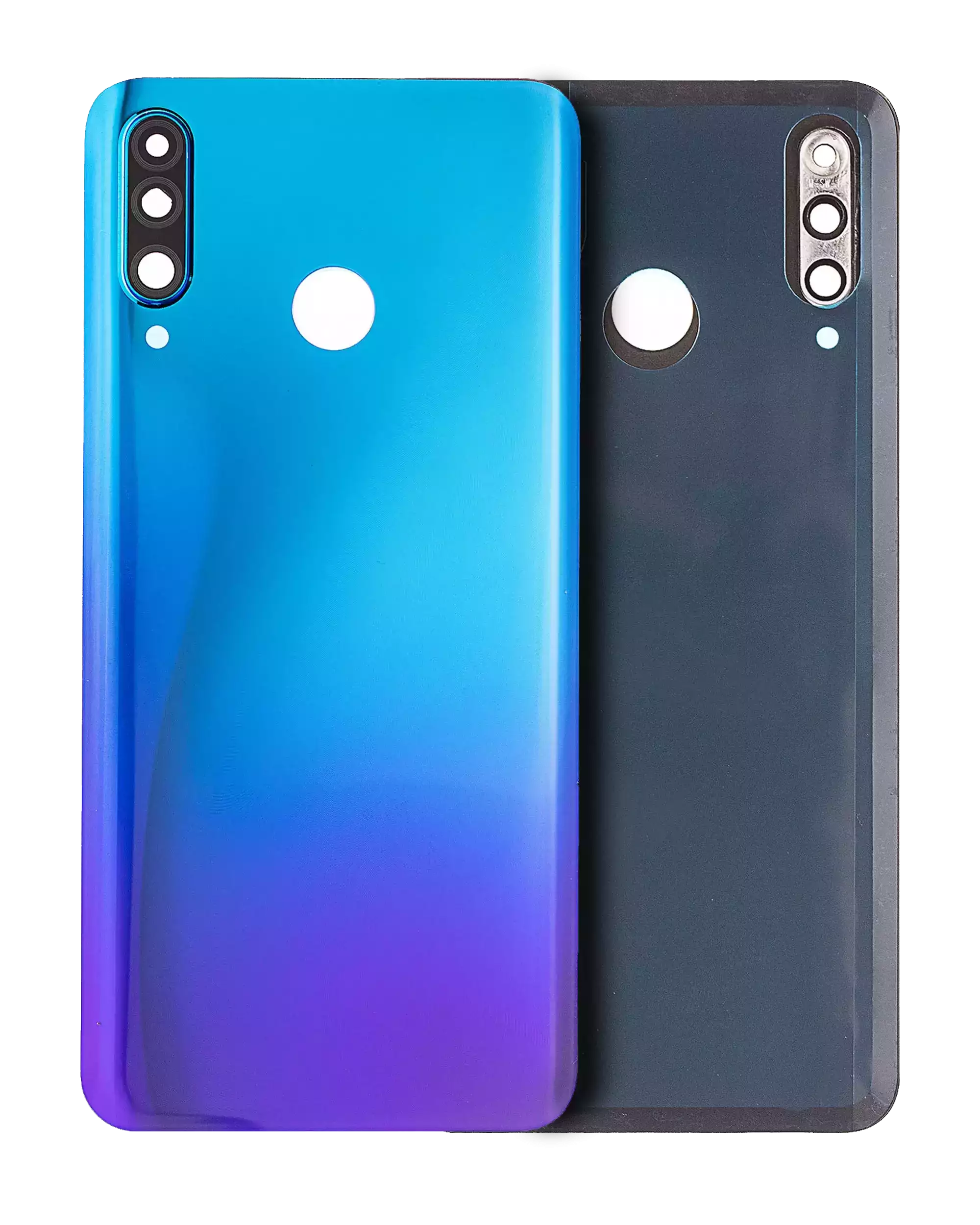 Backcover mit Kameralinse für Huawei P30 Lite, Peacock Blue