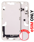 Midframe/Rahmen mit Kleinteilen für iPhone 14 Plus, Starlight (Aftermarket Plus)