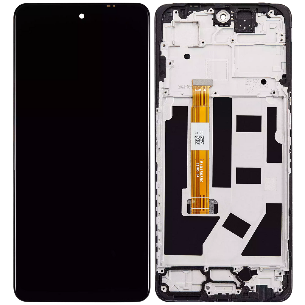 LCD-Display mit Rahmen für OPPO K11X (Refurbished) (Alle Farben)