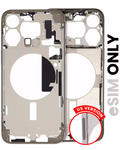 Midframe/Rahmen mit Kleinteilen iPhone 15 Pro Max Natural Titanium OEM C