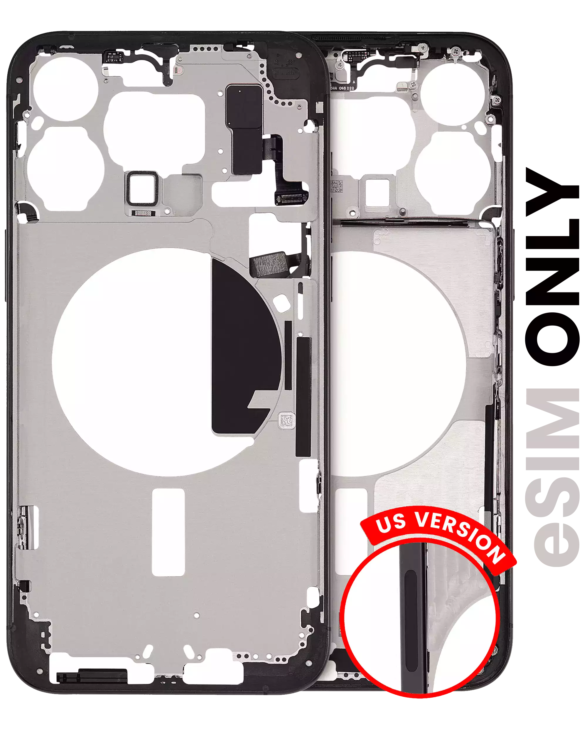 Original Apple-Ausbau B gebraucht – iPhone 15 Pro Max EU / Rahmen Weiß