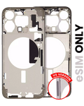 Backcover/Rahmen + Kleinteile iPhone 15 Pro Max US OEM Ausbau B Natural Titanium