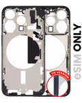 Midframe/Rahmen iPhone 15 Pro Blau Titanium gebrauchter OEM-Ausbau B