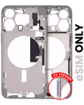 Midframe/Rahmen für iPhone 15 Pro Max Weiß Titanium OEM gebraucht A