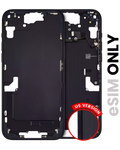 Midframe/Rahmen mit Kleinteilen iPhone 15 Plus Schwarz OEM Qualität A
