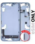 iPhone 14 Midframe/Rahmen mit Kleinteilen OEM Pull C Blau