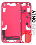 Midframe/Rahmen iPhone 14 US gebrauchter OEM-Ausbau, Qualität C Rot