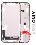 Backcover/Rahmen m. Kleinteilen iPhone 14 US (Qualität C) Starlight