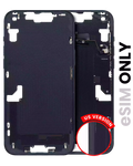 Midframe/Frame with Small Parts for iPhone 14 Plus (US Version) – Midnight (Used, Quality C)