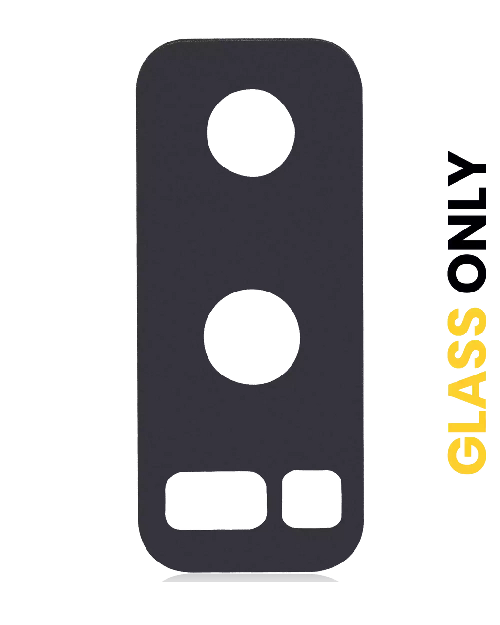 Rückkamera-Glasobjektiv mit Klebestreifen für Samsung Galaxy Note 8 (Schwarz)